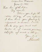 Abraham Lincoln. Apologizing for "apparent rudeness" to his Secretary of the Interior