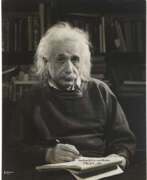 Albert Einstein. A magnificent signed photograph by Philippe Halsman