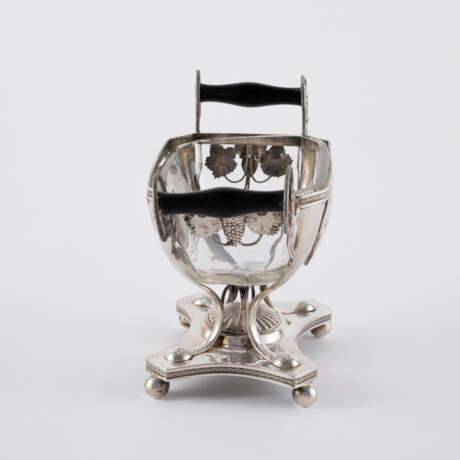 SILVER BIEDEMEIER SUGAR BOWL WITH RIVER GOD - photo 2