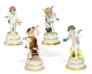 Vier Amoretten. Meissen