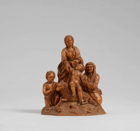 Deutsche Schule. Mary with the Christ Child on the Lamb, Surrounded by St. Anne and the Infant John - photo 1