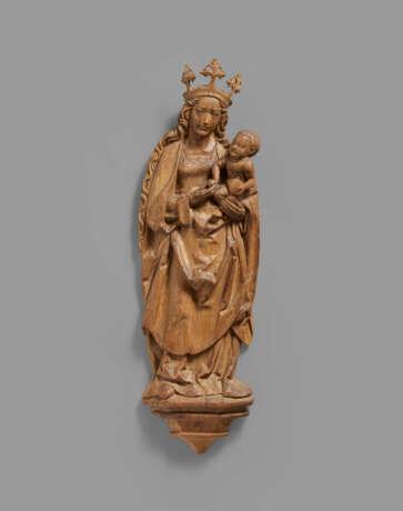 Niederländische Schule. Mary with the Christ Child on a Console - photo 1