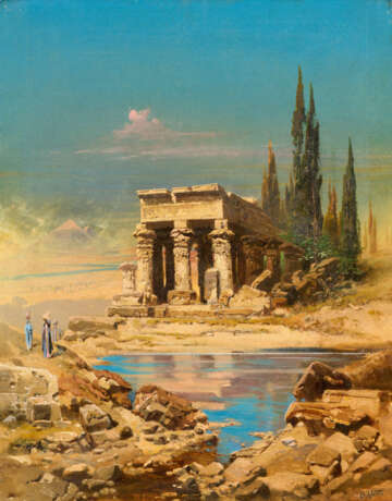 Robert Alott. Die Tempelruinen von Kom Ombo in Ägypten - photo 1