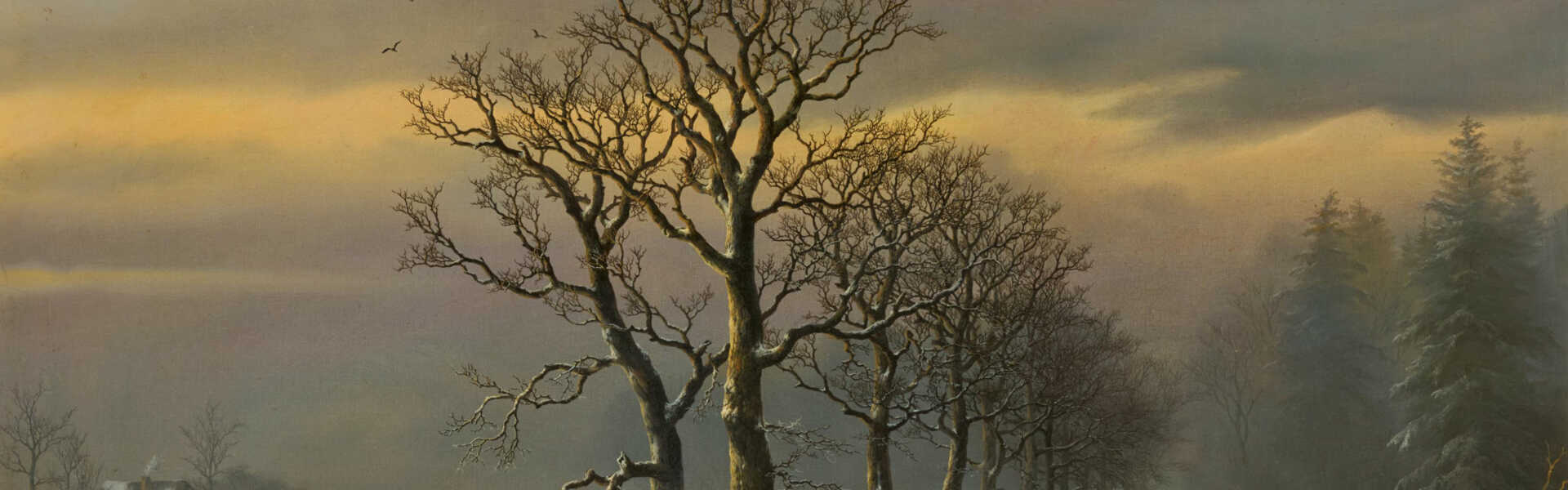 Willem Bodeman. Holzfäller in winterlicher Landschaft