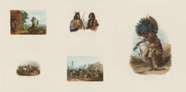 Karl Bodmer. Reisen in das innere Nord-Amerika 1832-1834. Mappenwerk: