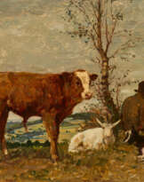 Julius Paul Junghanns. Hütejunge mit Vieh