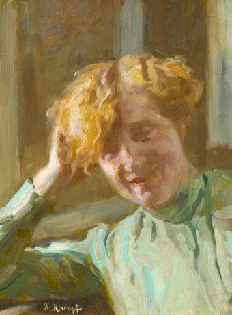 Arthur Kampf. Portrait of a blonde woman - photo 1