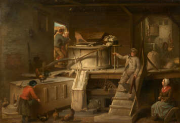 Jacobus van Koningsveld. In der Getreidemühle