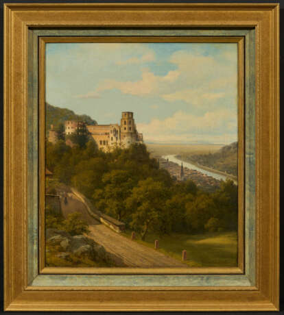 Georg Emil Libert. Blick über Heidelberg mit dem Schloss - photo 2