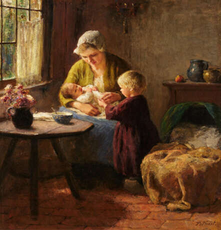 Bernard Jean Corneille Pothast. Mutter mit ihren beiden Kindern - photo 1