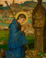 Matthäus Schiestl. Der Heilige Wendelin