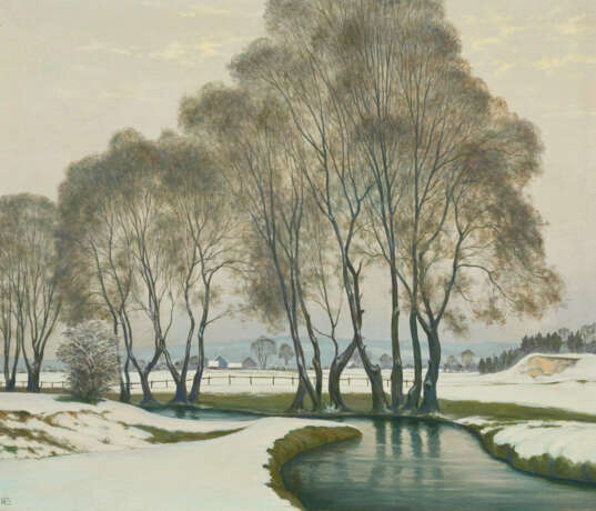 Herbert Rolf Schlegel. Winter im Voralpenland - photo 1