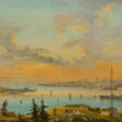 Unbekannter Künstler. Der Bosporus mit Istanbul im Abendlicht - Now at the auction