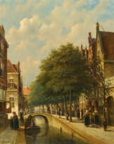 Petrus Gerardus Vertin. Gracht in Delft