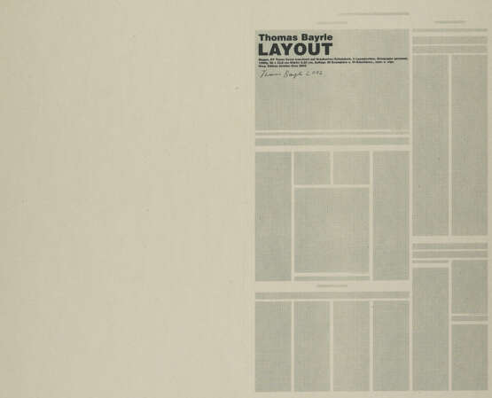 Thomas Bayrle. LAYOUT - photo 7