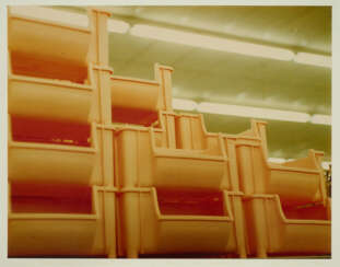 Dan Graham. Stacks of Plastic Trays In Discount Store