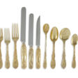 AN AMERICAN SILVER-GILT FLATWARE SERVICE - Maintenant aux enchères