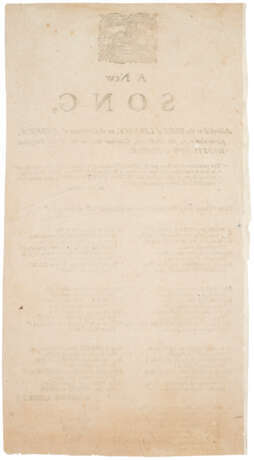 An early patriotic song on a rare broadside - photo 2