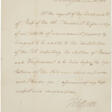 Transmitting a manuscript copy of the Twelfth Amendment - Сейчас на аукционе