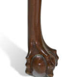 A CHIPPENDALE CARVED MAHOGANY SERPENTINE-FRONT CARD TABLE - photo 11