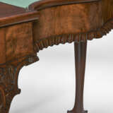 A CHIPPENDALE CARVED MAHOGANY SERPENTINE-FRONT CARD TABLE - photo 13