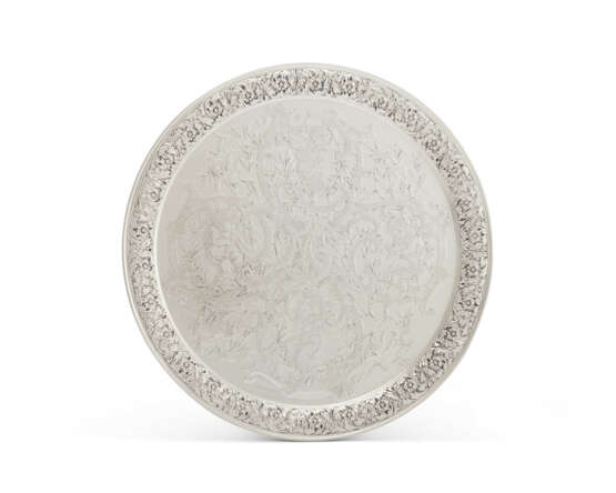 AN AMERICAN SILVER SALVER - Foto 1