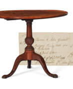 Красное дерево. THE JAMES ATKINSON CHIPPENDALE CARVED MAHOGANY TEA TABLE