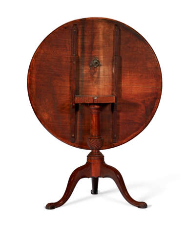 THE JAMES ATKINSON CHIPPENDALE CARVED MAHOGANY TEA TABLE - photo 3