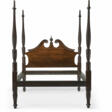 A FEDERAL CARVED MAHOGANY BEDSTEAD - Сейчас на аукционе