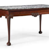 THE CHEW FAMILY CHIPPENDALE CARVED MAHOGANY SLAB TABLE - photo 2