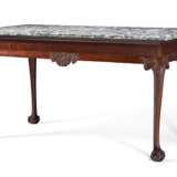 THE CHEW FAMILY CHIPPENDALE CARVED MAHOGANY SLAB TABLE - photo 4