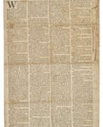 Листовки и брошюры. An extremely rare broadsheet printing of the Constitution