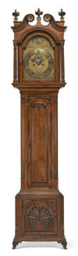 THE JABEZ BOWEN CHIPPENDALE CARVED MAHOGANY BLOCK-AND-SHELL TALL-CASE CLOCK - Аукционные цены