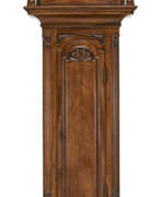 Красное дерево. THE JABEZ BOWEN CHIPPENDALE CARVED MAHOGANY BLOCK-AND-SHELL TALL-CASE CLOCK