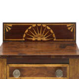 A CLASSICAL VENEERED AND INLAID MAHOGANY DIMINUTIVE CHEST-OF-DRAWERS - фото 2