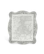 Plats et plateaux (Articles ménagers, Vaisselle). SALT LAKE CITY, UTAH: AN AMERICAN SILVER PRESENTATION SALVER OF PRESIDENTAL INTEREST