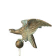 A MOLDED GILT COPPER AND CAST ZINC EAGLE WEATHERVANE - Аукционные цены