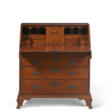 A CHIPPENDALE FIGURED MAPLE SLANT-FRONT DESK - Auction prices