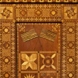 A MARQUETRY AND PARQUETRY-INLAID WALNUT DESK-AND-BOOKCASE - photo 16