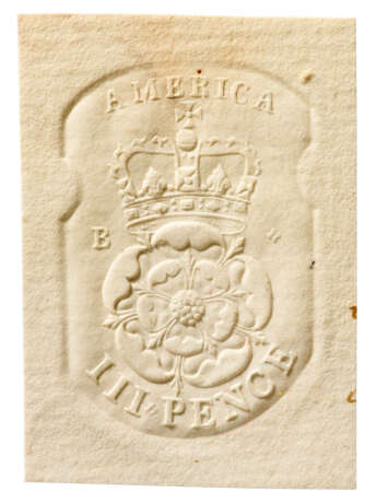 A rare tax stamp for "AMERICA" - photo 1