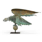 A MOLDED GILT COPPER AND ZINC EAGLE WEATHERVANE - фото 3