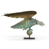 A MOLDED GILT COPPER AND ZINC EAGLE WEATHERVANE - фото 4