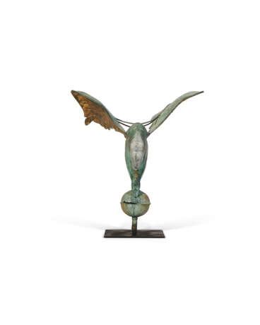 A MOLDED GILT COPPER AND ZINC EAGLE WEATHERVANE - фото 5