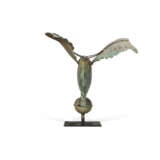 A MOLDED GILT COPPER AND ZINC EAGLE WEATHERVANE - фото 7