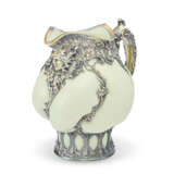 AN AMERICAN SILVER-MOUNTED BLOWN GLASS PITCHER - photo 1