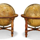 A NEAR PAIR OF ENGRAVED LORING`S CELESTIAL AND TERRESTRIAL TABLE GLOBES - photo 5