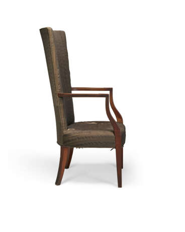 A FEDERAL MAHOGANY LOLLING CHAIR - photo 2