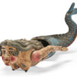 A MEXICAN POLYCHROME-PAINTED FIGURE OF A PARADE MERMAID - Сейчас на аукционе