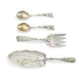 A GROUP OF FOUR AMERICAN PARCEL-GILT SILVER SERVING PIECES - photo 1