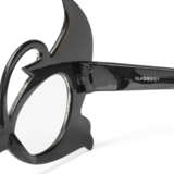 A PAIR OF BLACK-LACQUERED `BUTTERFLY` SPECTACLES - фото 2